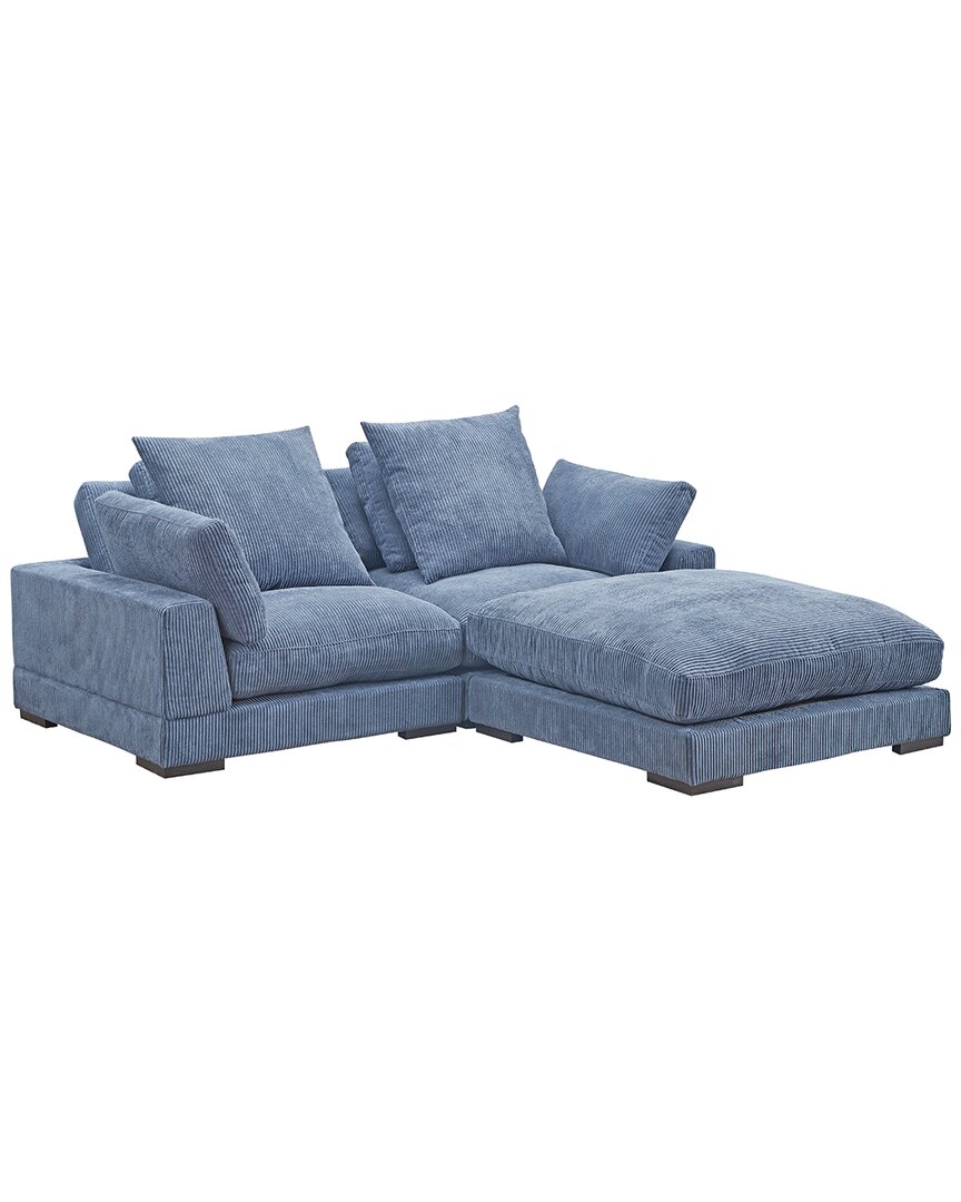 Moe's Home Collection Tumble Nook Modular Sectional In Navy