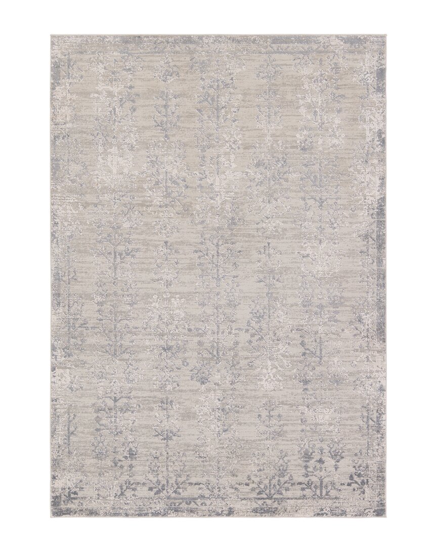 Jaipur Living Fortier Floral Area Rug In Silver