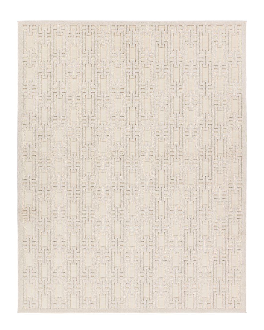 Jaipur Living Torean Geometric Area Rug In White