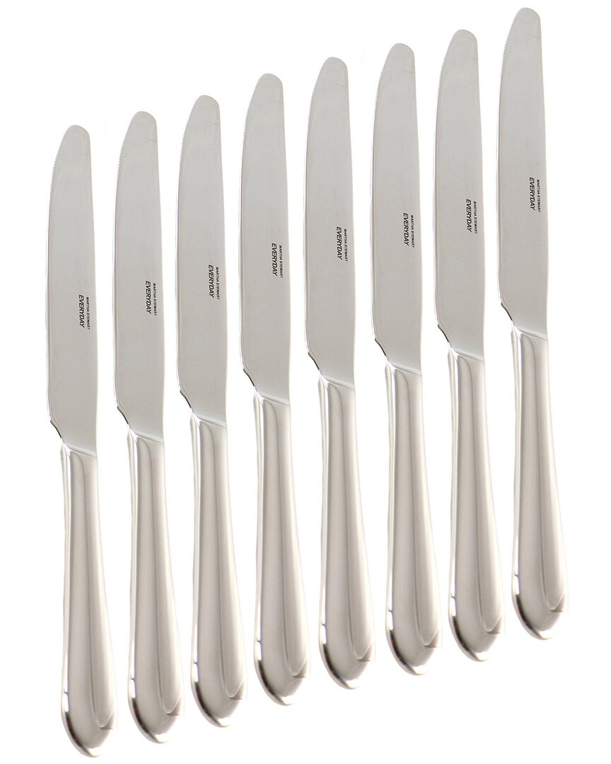 Martha Stewart Everyday 8pc Dinner Knife Set In Silver