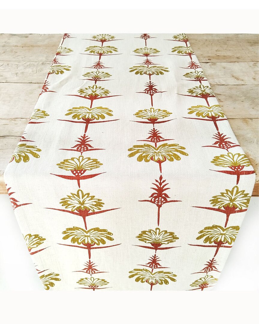 French Home Tropical Garden Table Runner In Multi