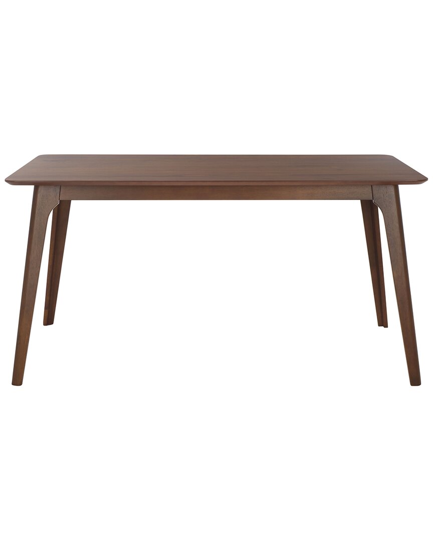 Safavieh Couture Madina Rectangle Wood Dining Table In Brown