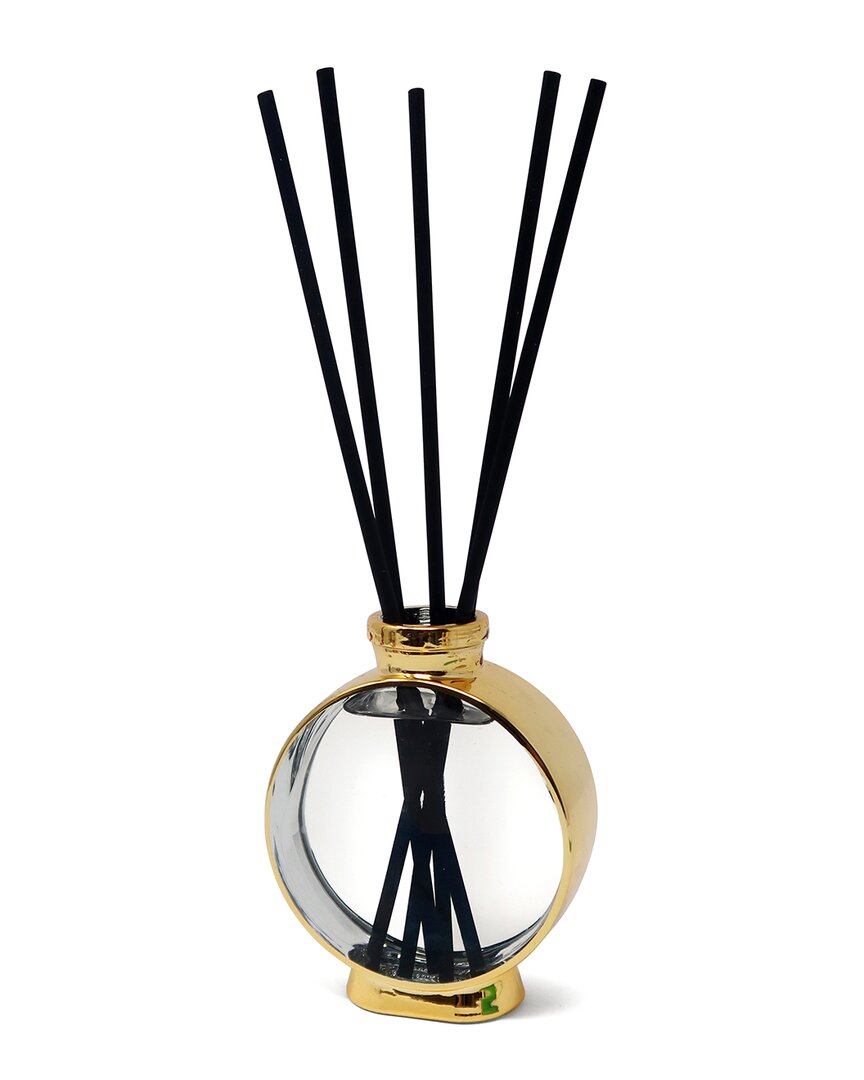 Vivience Flower Scent Gold Plated Diffuser In Gold