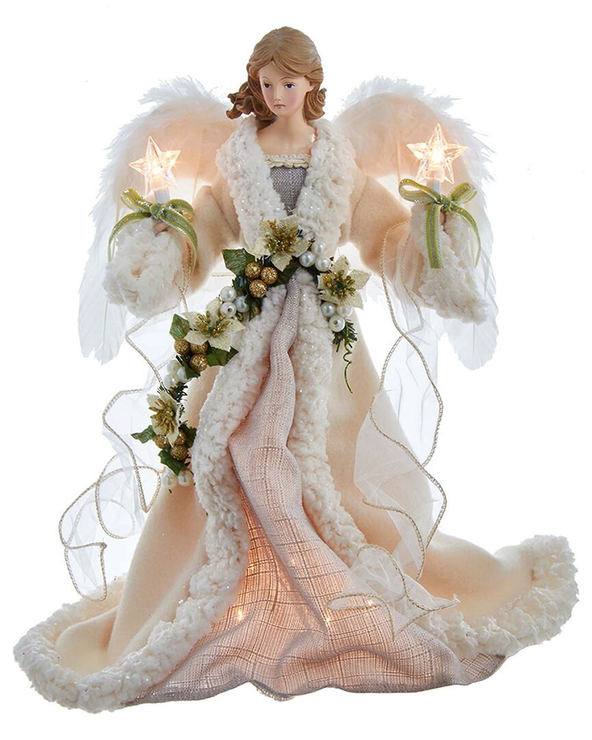 Kurt Adler Tree Topper In White