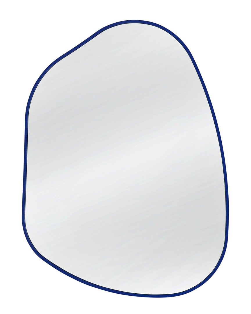 Bassett Mirror Ash Wall Mirror In Blue