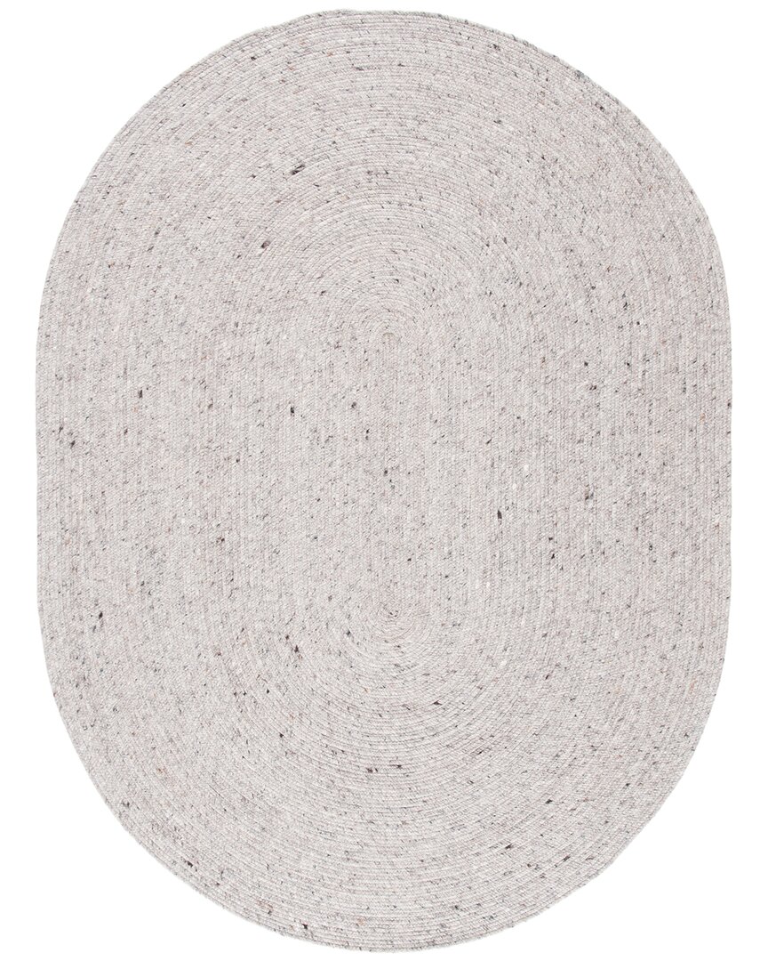 Safavieh Dnu Braided Wool-blend Area Rug In Grey