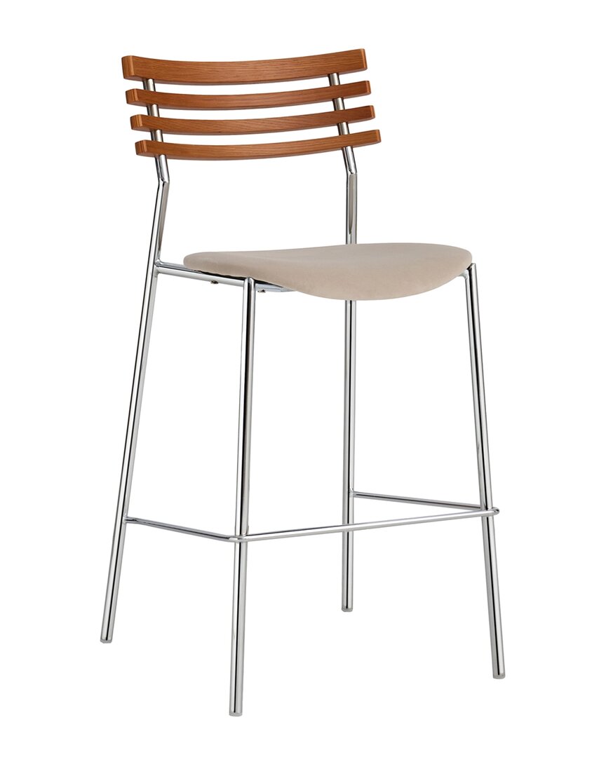Pasargad Home Saga Bar Stool In Brown