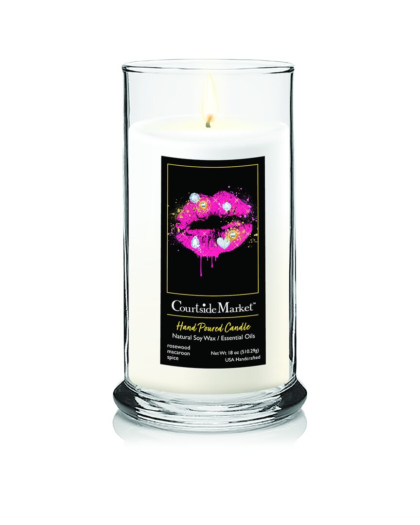 Courtside Market Wall Decor Courtside Market Bejeweled Lips Soy Wax Candle