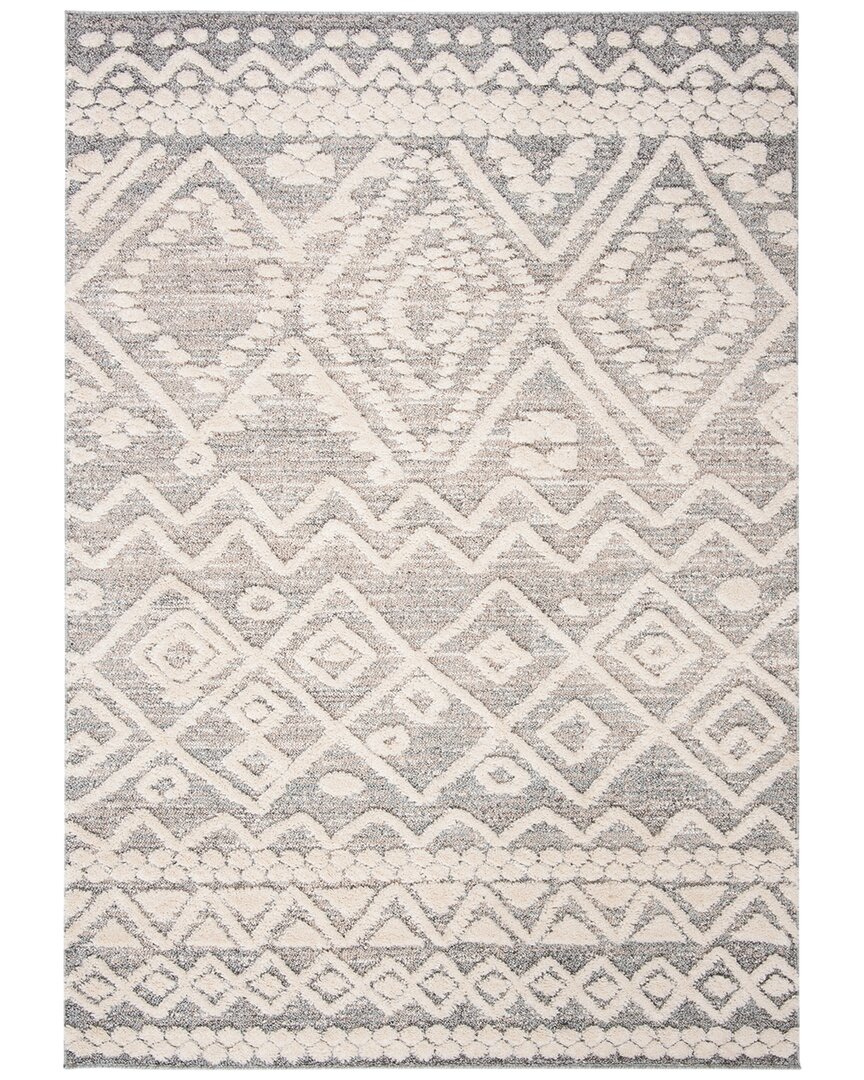 Martha Stewart Lucia Shag Polypropylene Pile Rug In Beige