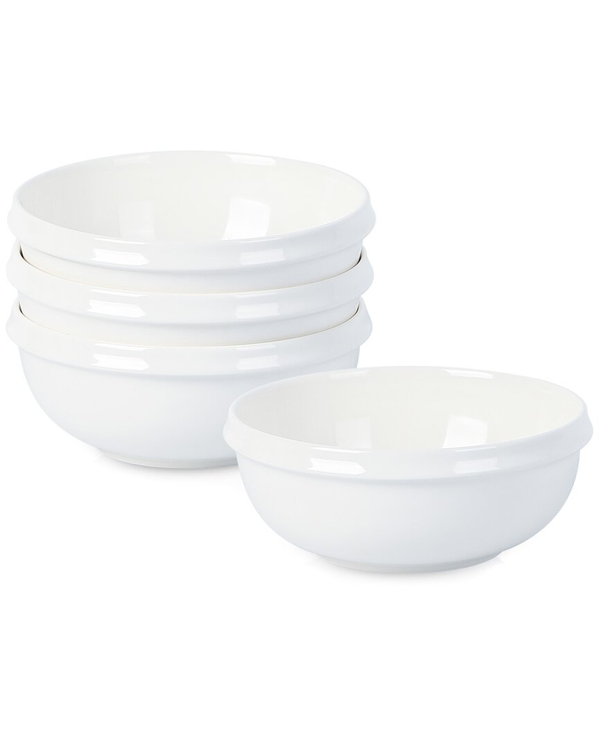 Stone Lain Verso 4pc Bowl Set In White
