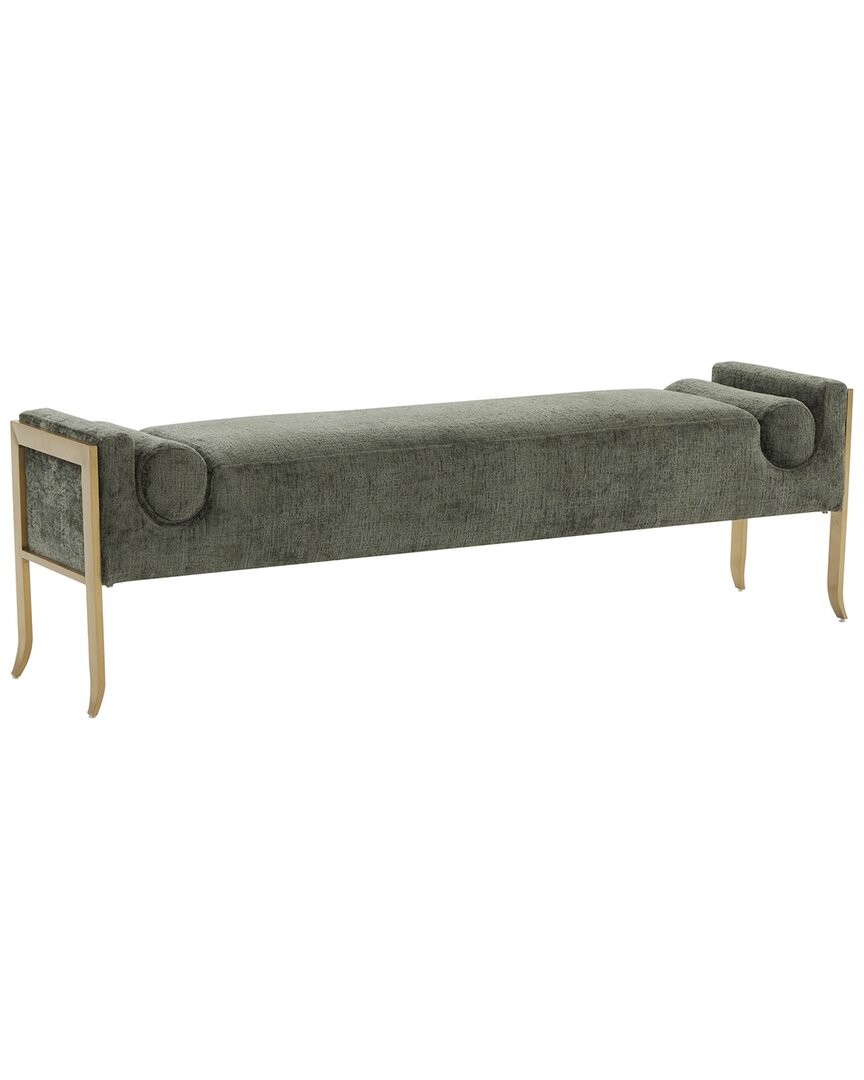 Shop Tov Furniture Ines Textured Velvet Bench