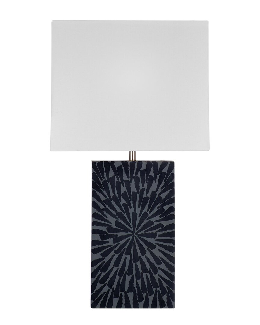 Bassett Mirror Fleur Table Lamp In Grey