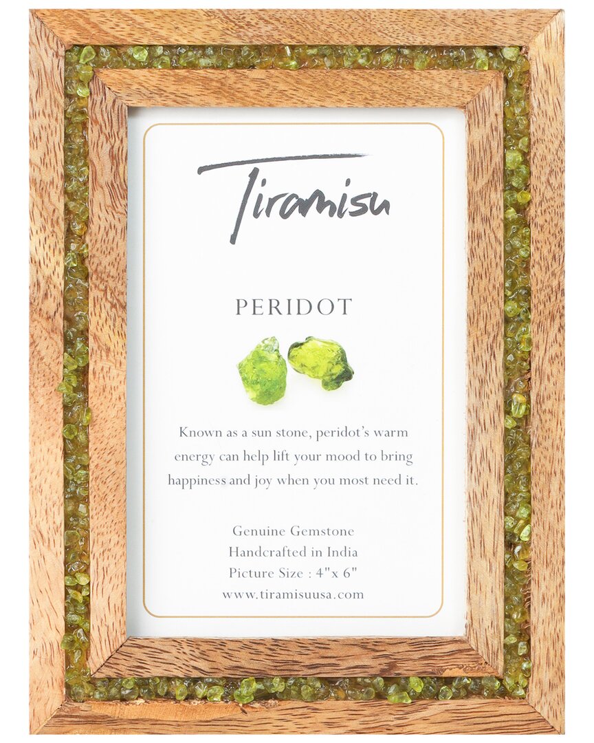 Tiramisu Limelight Peridot 4x6 Picture Frame In Green