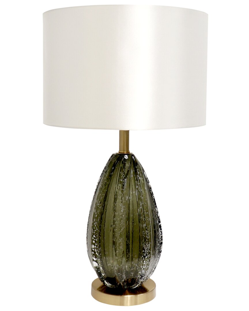 Pasargad Home Felicia Table Lamp In Grey