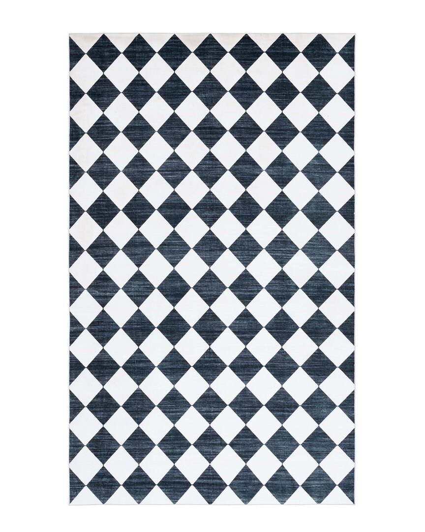 Safavieh Santa Clara Rustic Grid Power Loomed Mach