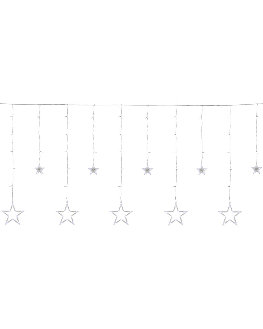 Northlight 8.25ft Christmas Stars Icicle Lights In White