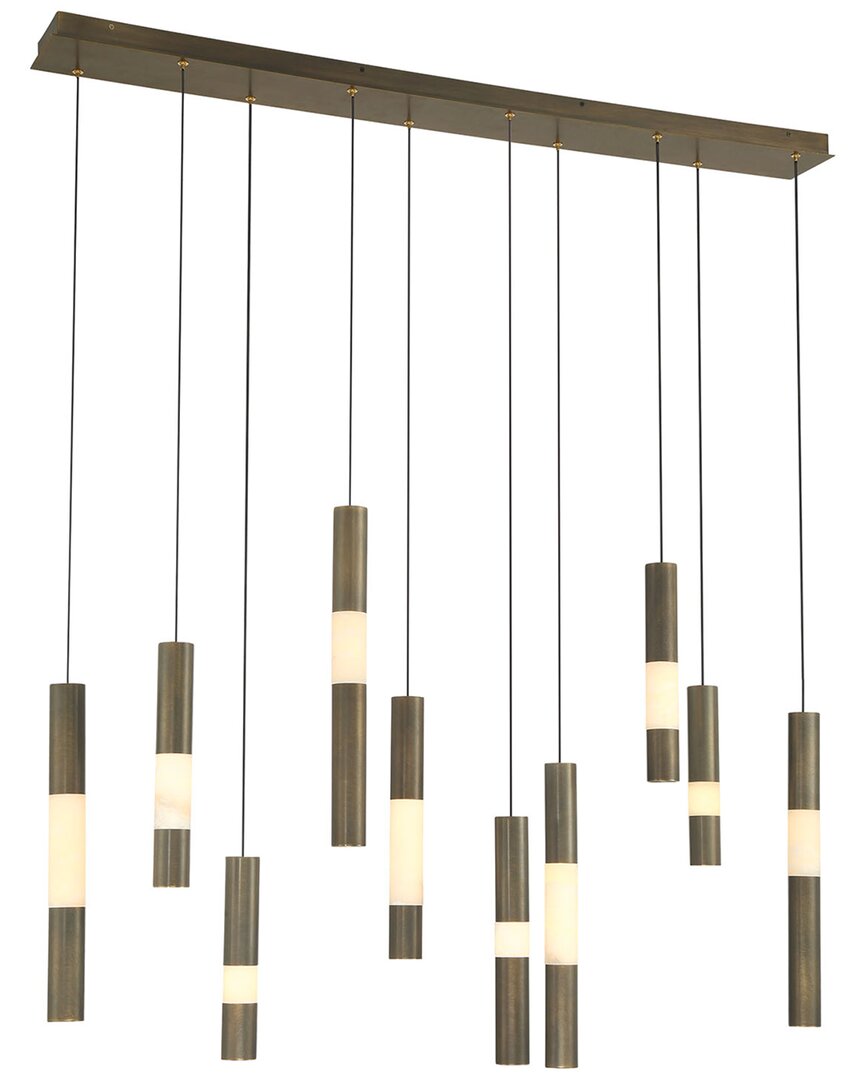 Eurofase Ronda 10-light 50in Linear Chandelier