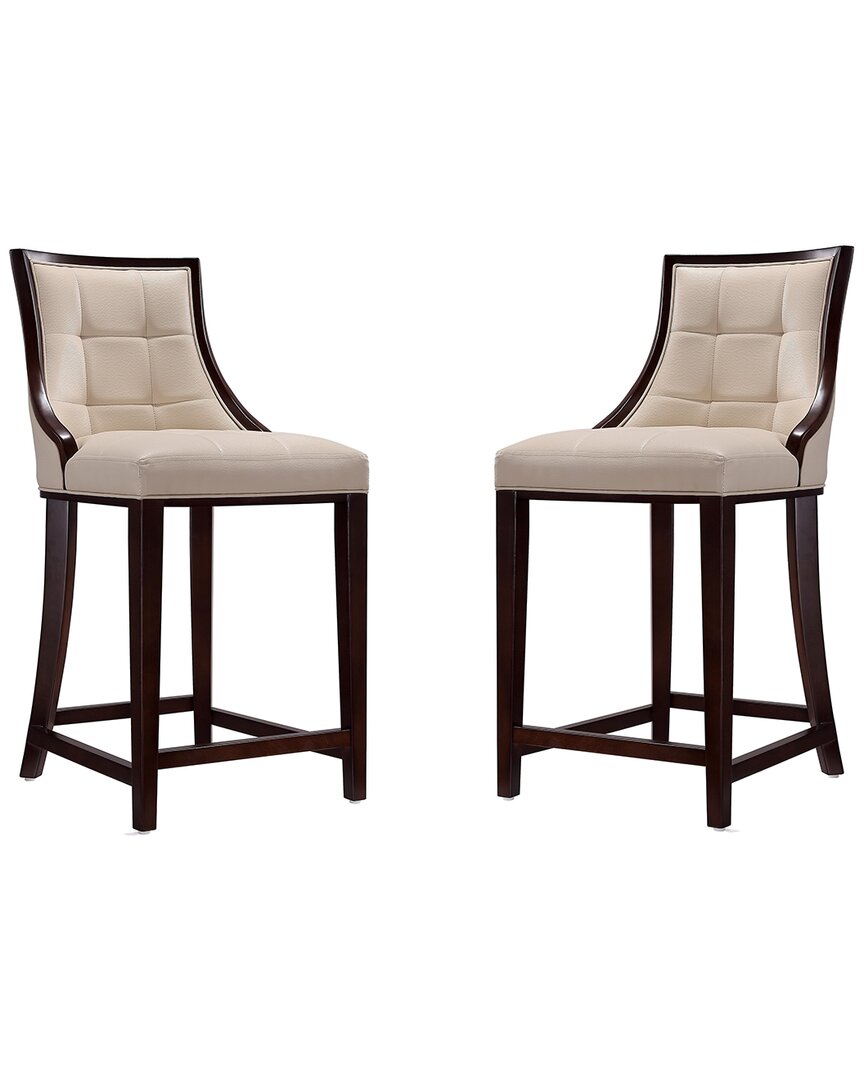 Manhattan Comfort Set Of 2 Fifth Avenue Counter Stools