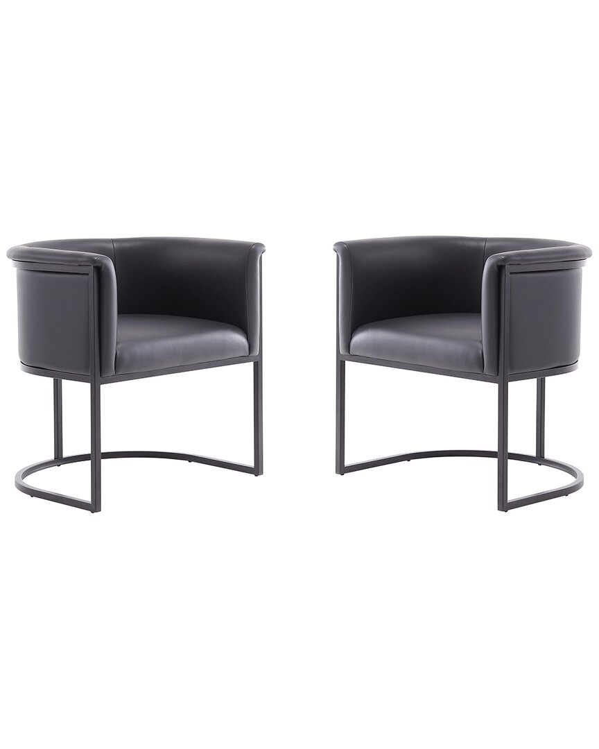 Manhattan Comfort Set Of 2 Bali Dining Chairs