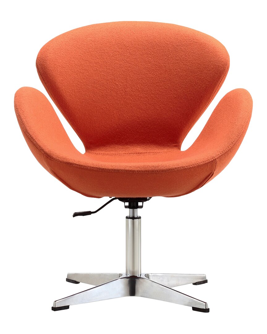MANHATTAN COMFORT MANHATTAN COMFORT RASPBERRY ACCENT CHAIR
