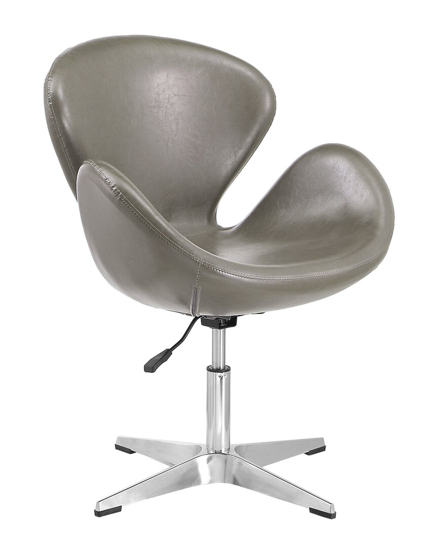 MANHATTAN COMFORT MANHATTAN COMFORT RASPBERRY ACCENT CHAIR