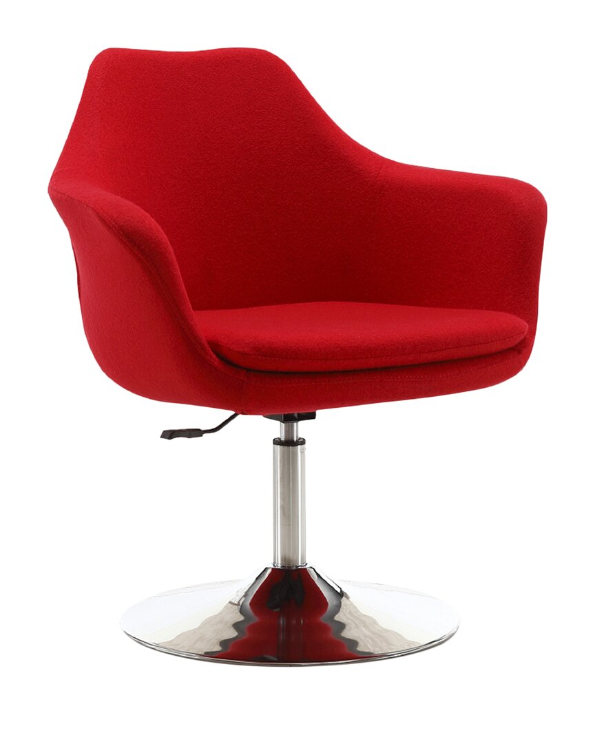 Manhattan Comfort Kinsey Adjustable Height Swivel Accent Chair