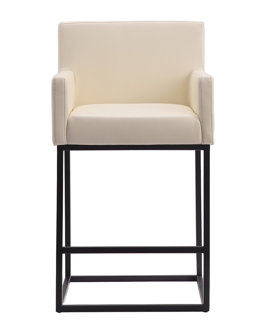 Manhattan Comfort Ambassador Counter Stool In Black