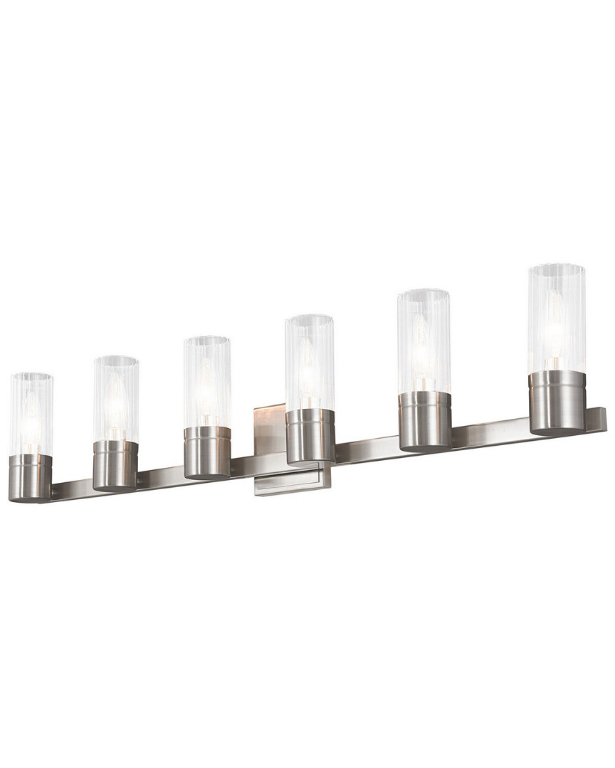 Livex Lighting Livex Midtown 6-light Brushed Nickel Bath-light