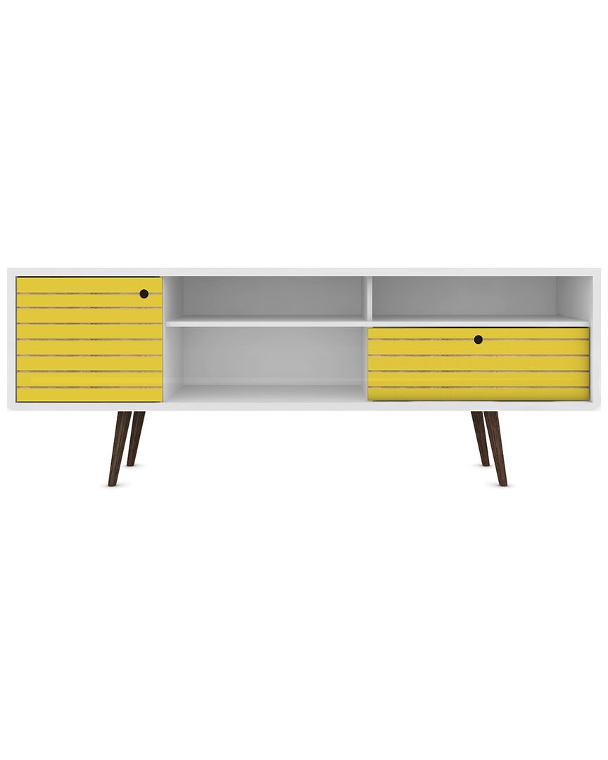 Manhattan Comfort Liberty 70.86in Mid-century Modern Tv Stand