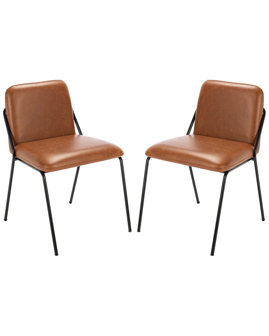 Safavieh Taddeo Side Chair In Brown