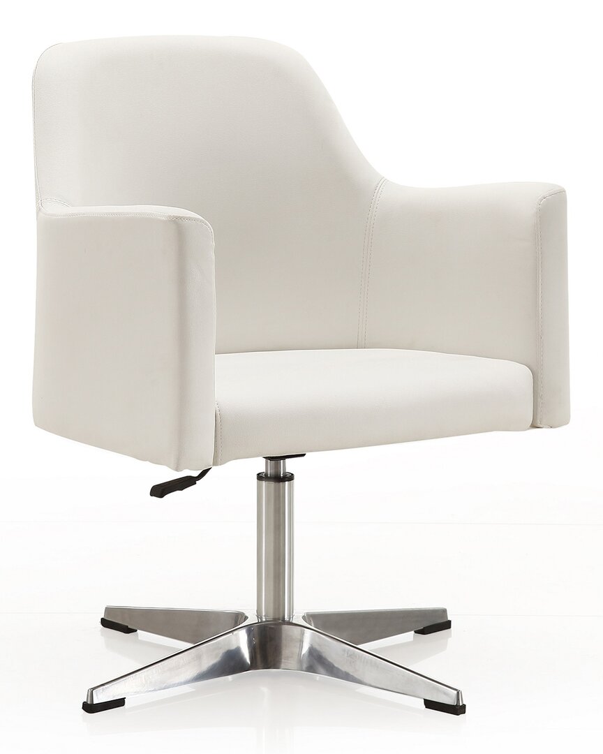 Manhattan Comfort Set Of 2 Pelo Adjustable Height Swivel Accent Chairs