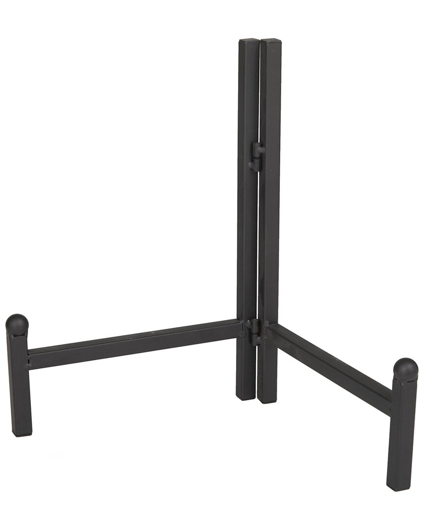 Peyton Lane Modern Solid Black Metal Easel
