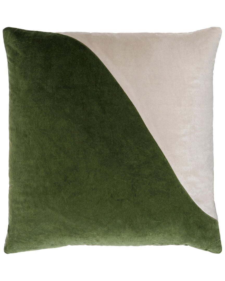 SURYA SURYA COTTON VELVET LUMBAR PILLOW