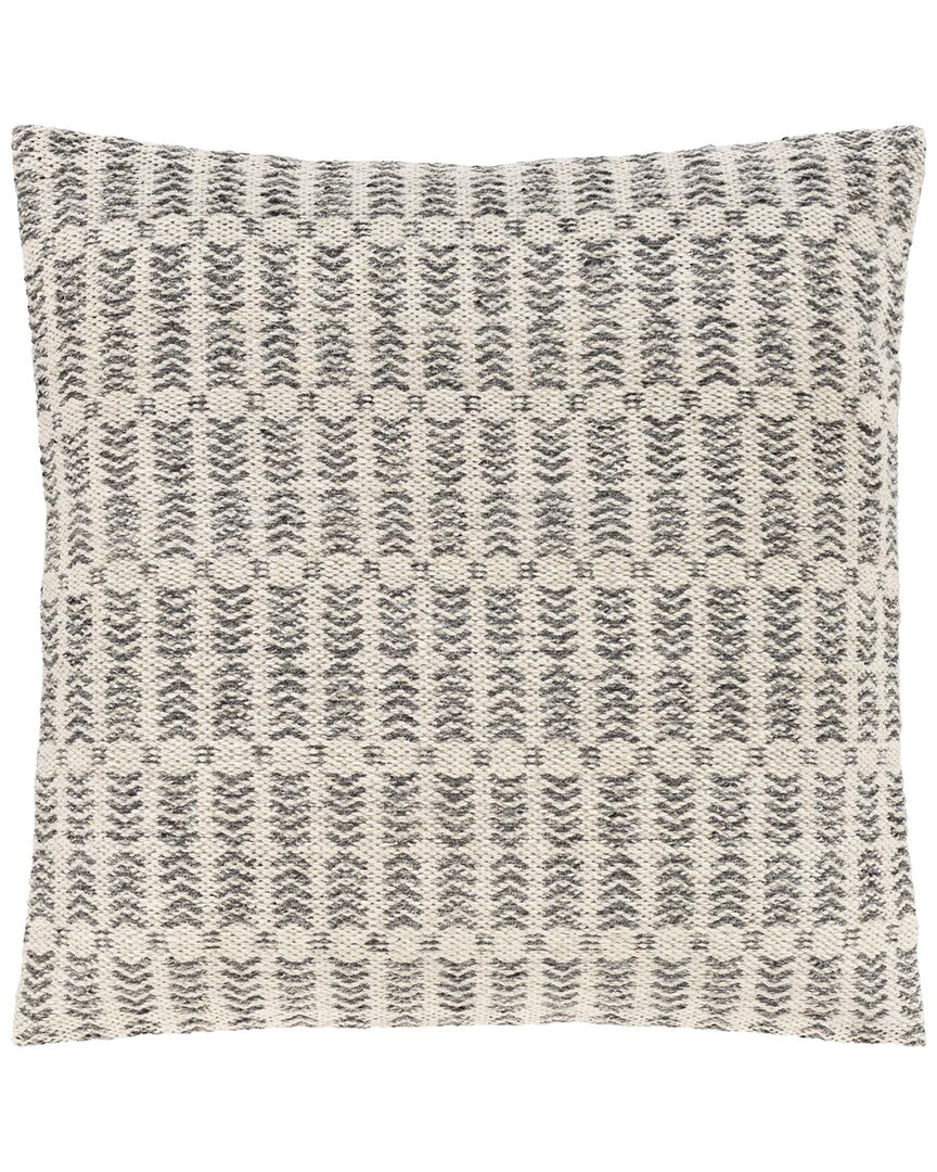 Surya Leif Accent Pillow In Grey