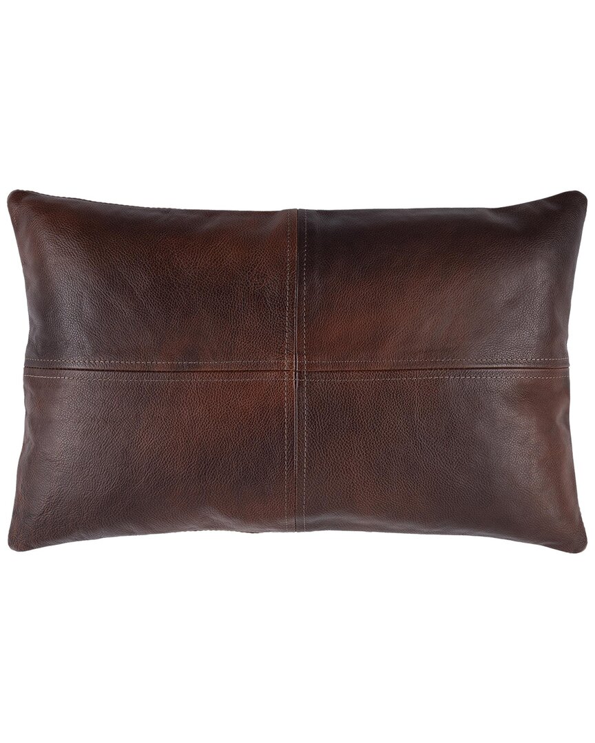 Surya Sheffield Accent Pillow In Brown