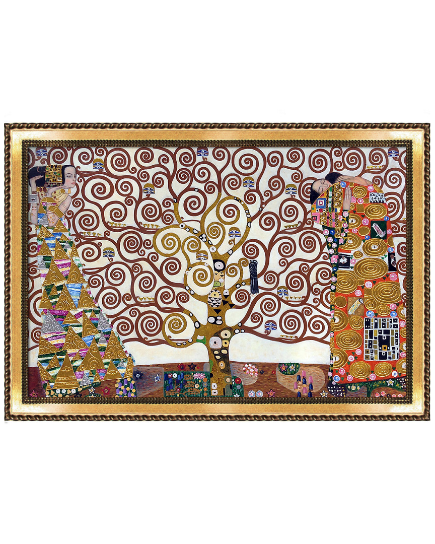 Overstock Art The Tree Of Life Stoclet Frieze 1 By Gustav Klimt Reproduction Oil Reproduction