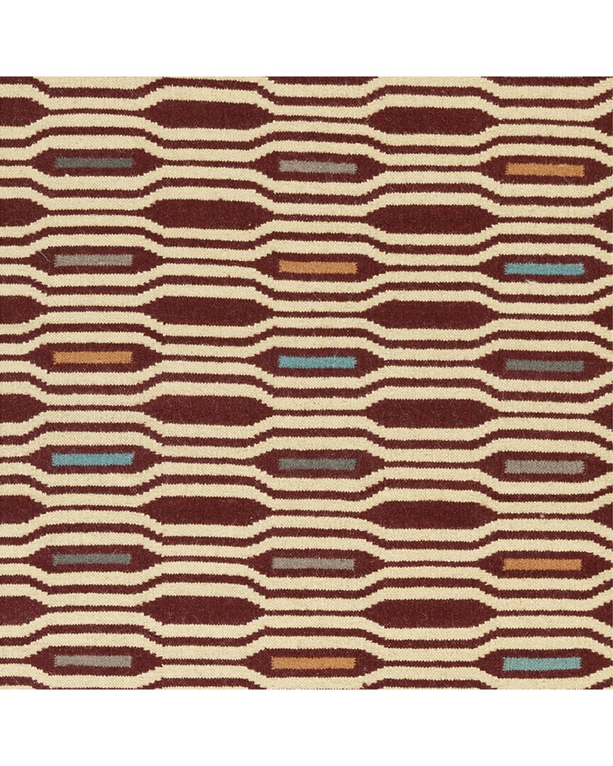 Surya Frontier Wool Rug In Red