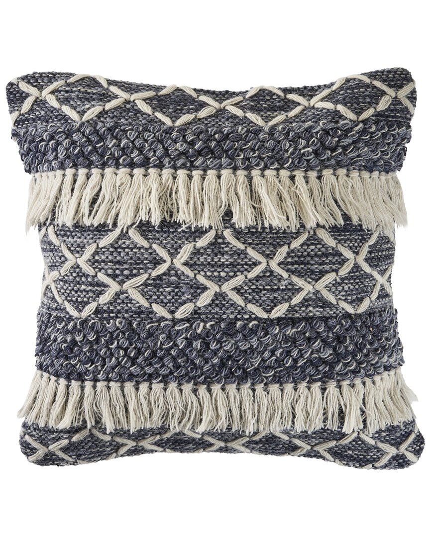 Lr Home Textured Fringe Throw Pillow