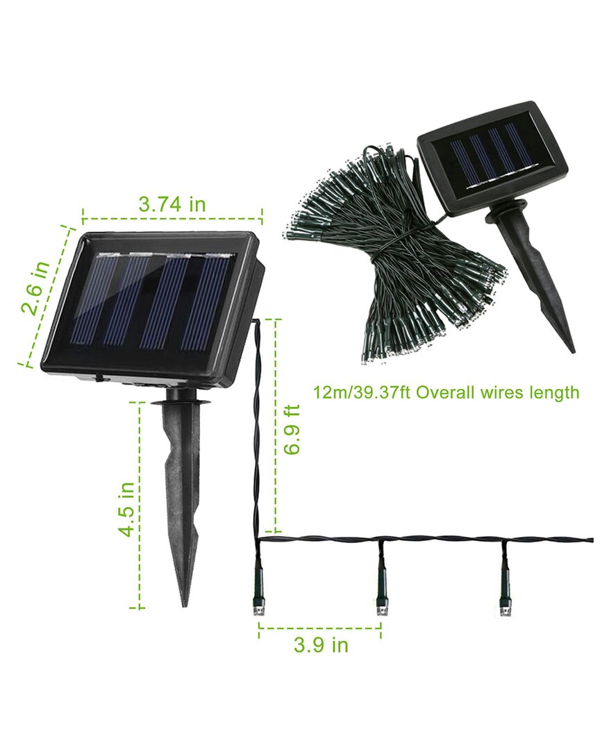FRESH FAB FINDS FRESH FAB FINDS LED SOLAR STRING FAIRY LIGHTS 