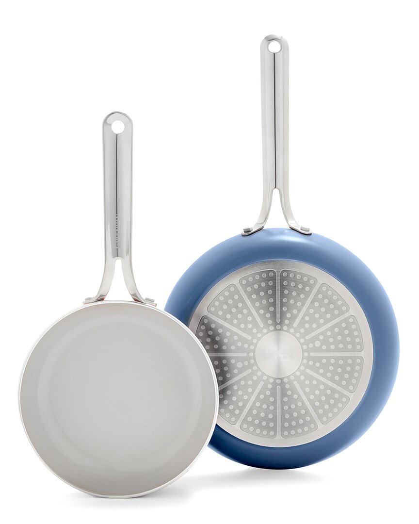 Greenpan Nova 2-pc. 8" And 10" Nonstick Frypan Set In Blue