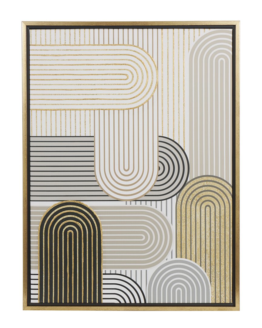 Peyton Lane The Novogratz Abstract Art Deco Framed Wall Art