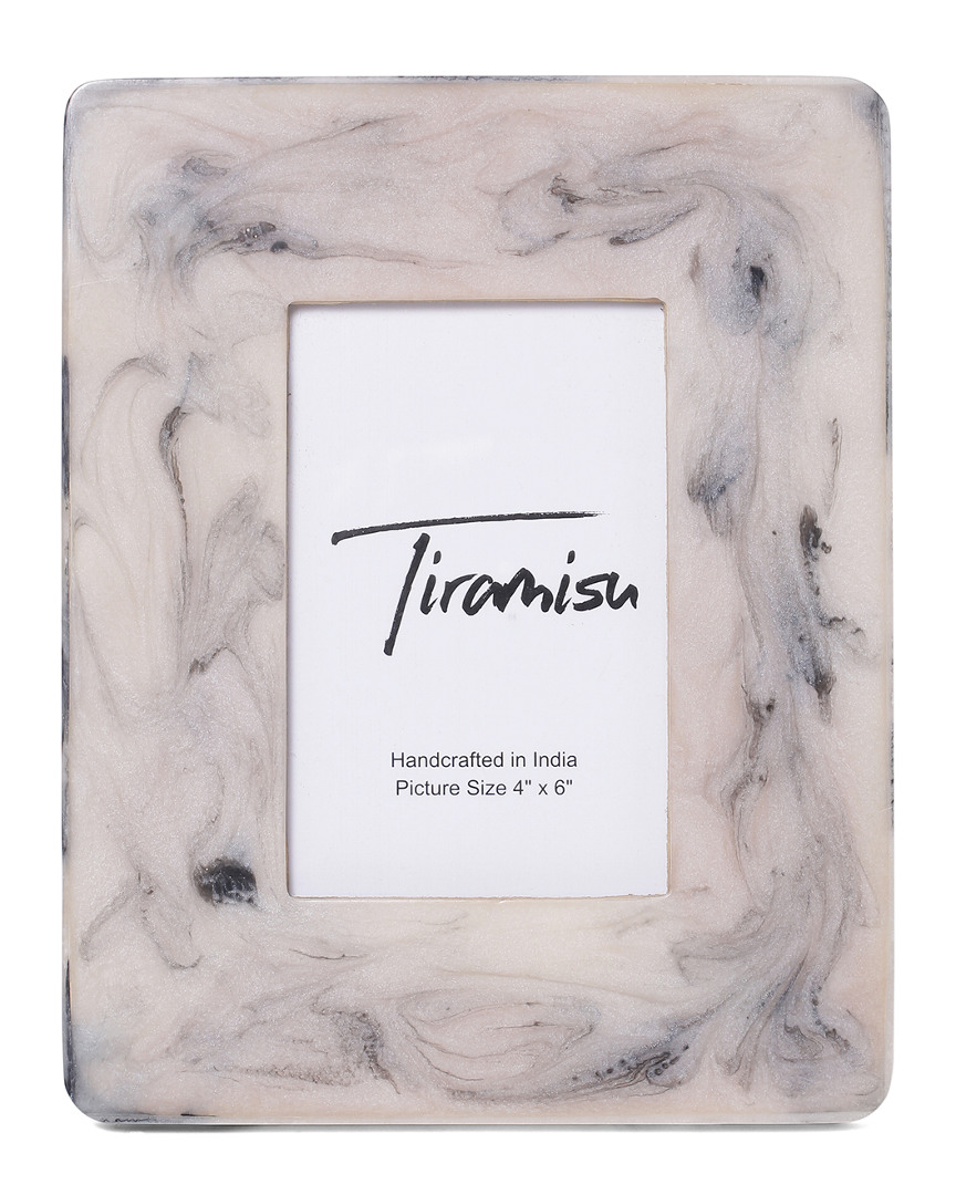 Shop Tiramisu Marbel Resin Picture Frame In White