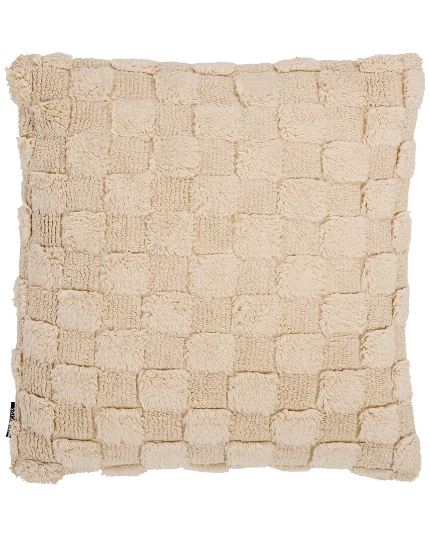 Safavieh Indira 18x18 Cotton Pillow In Neutral