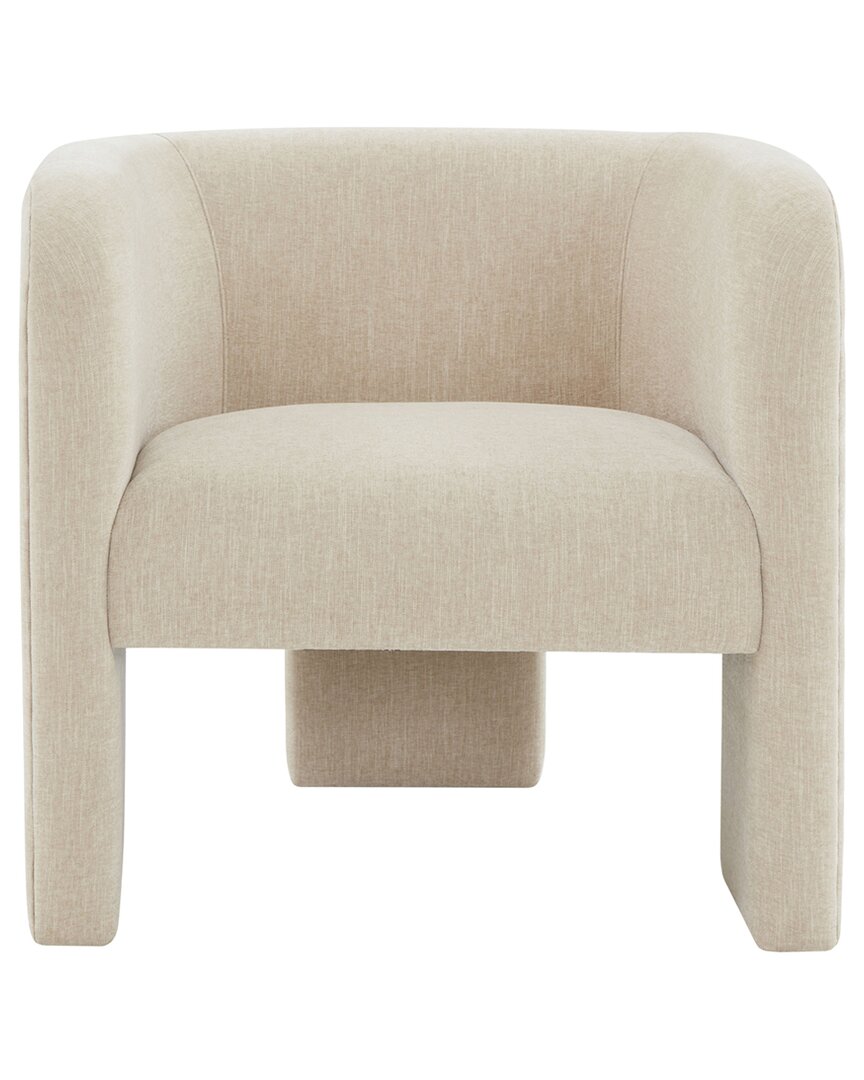 Safavieh Couture Sammie 3 Leg Accent Chair In Beige