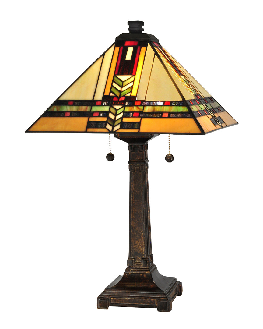 Dale Tiffany Palo Mission Table Lamp In Multi