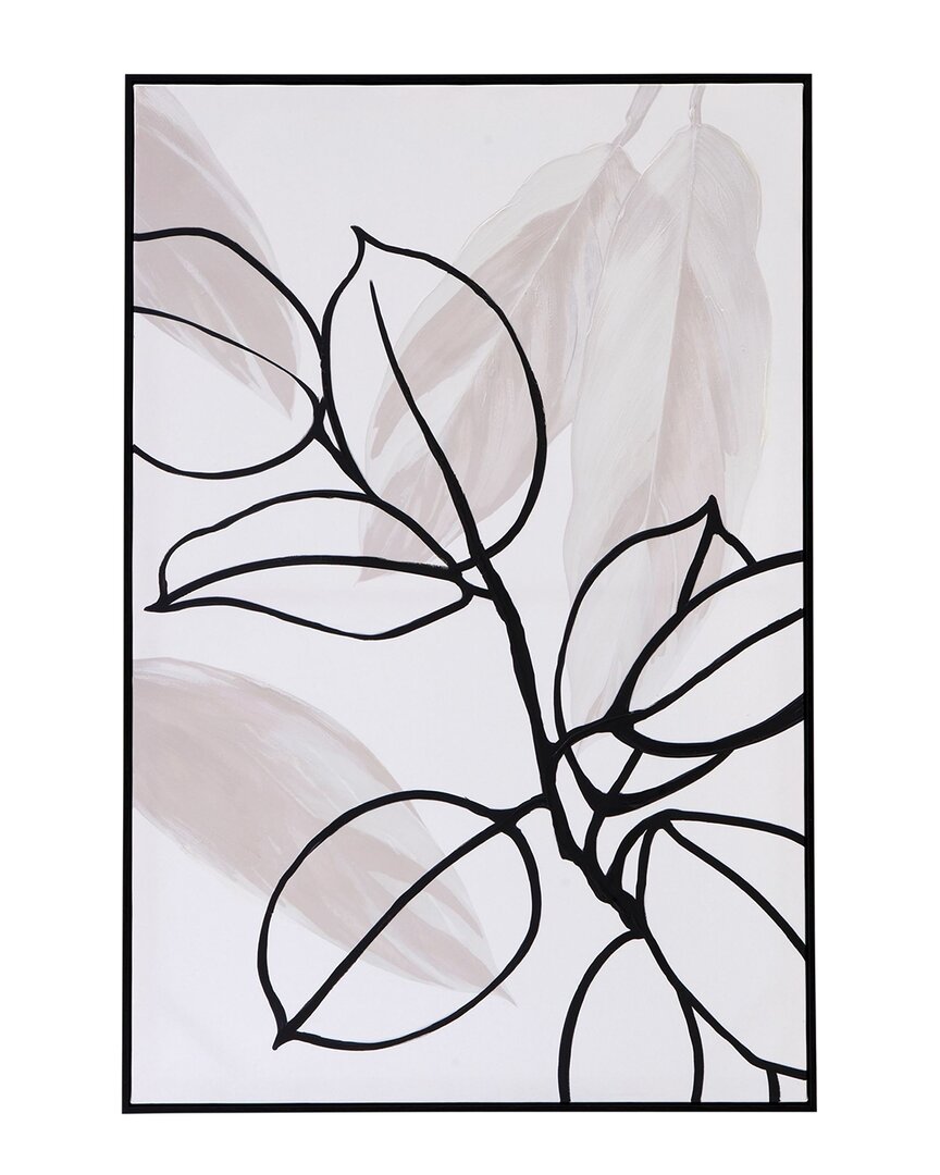 Bassett Mirror Harmony I Framed Canvas In Black