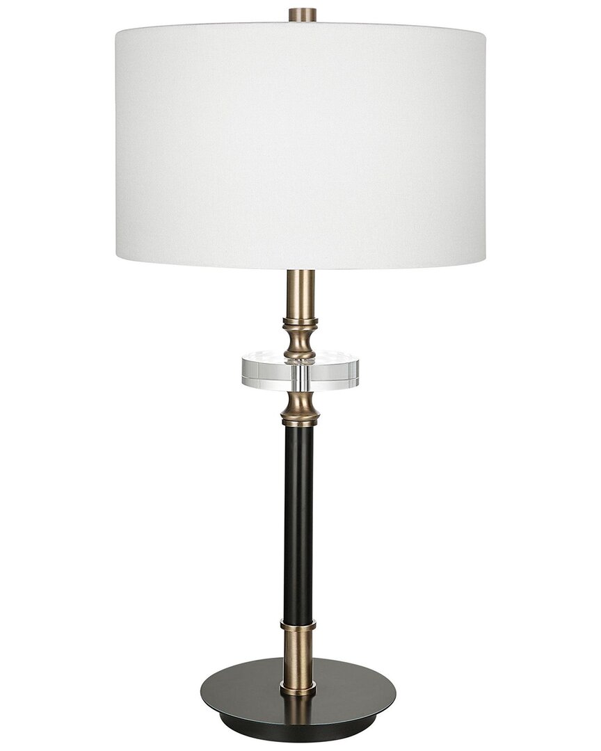 Uttermost Maud Aged Table Lamp In Black