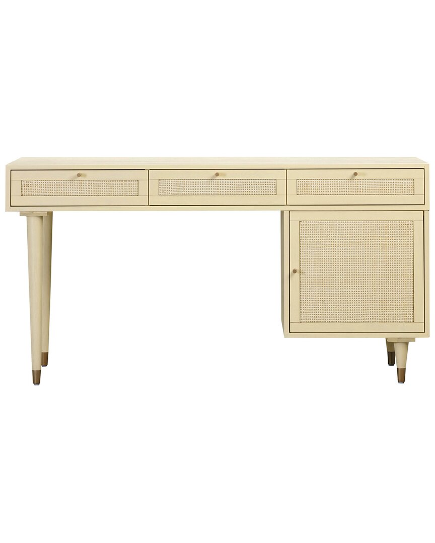 Tov Furniture Sierra Buttermilk Desk In White