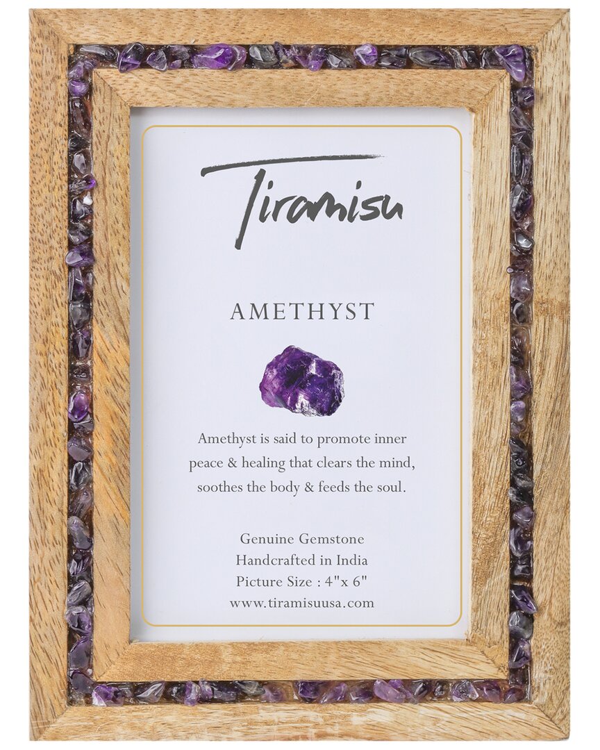 Tiramisu Purple Majesty Amethyst 4x6 Picture Frame