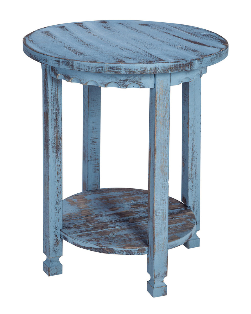 Alaterre Country Cottage Round End Table